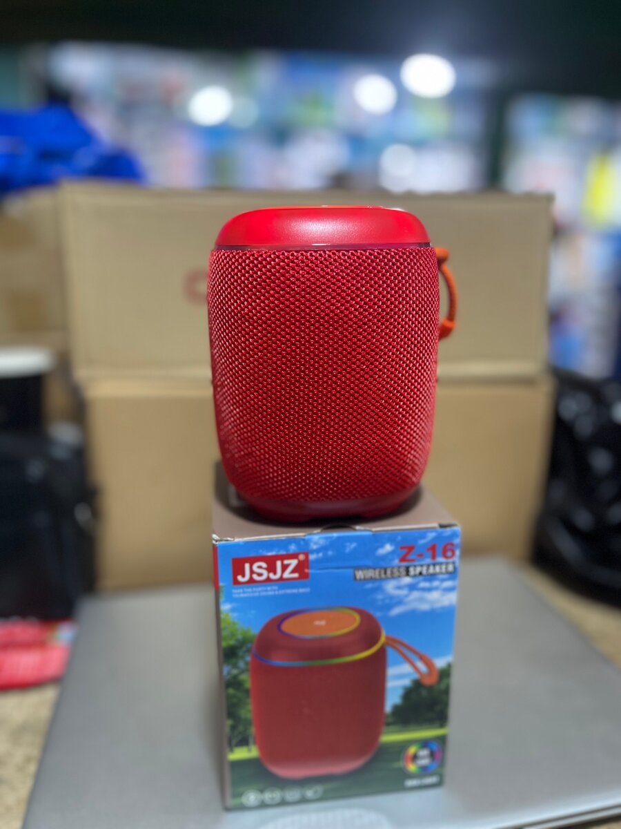 Enceinte Bluetooth Rouge Portable