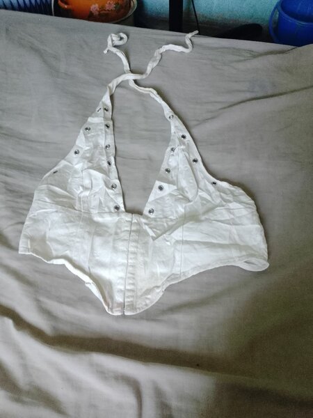 Haut bikini blanc chic