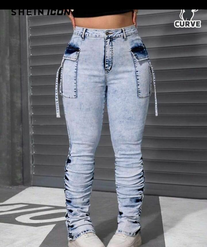 Jeans femme déchirés et décontractés