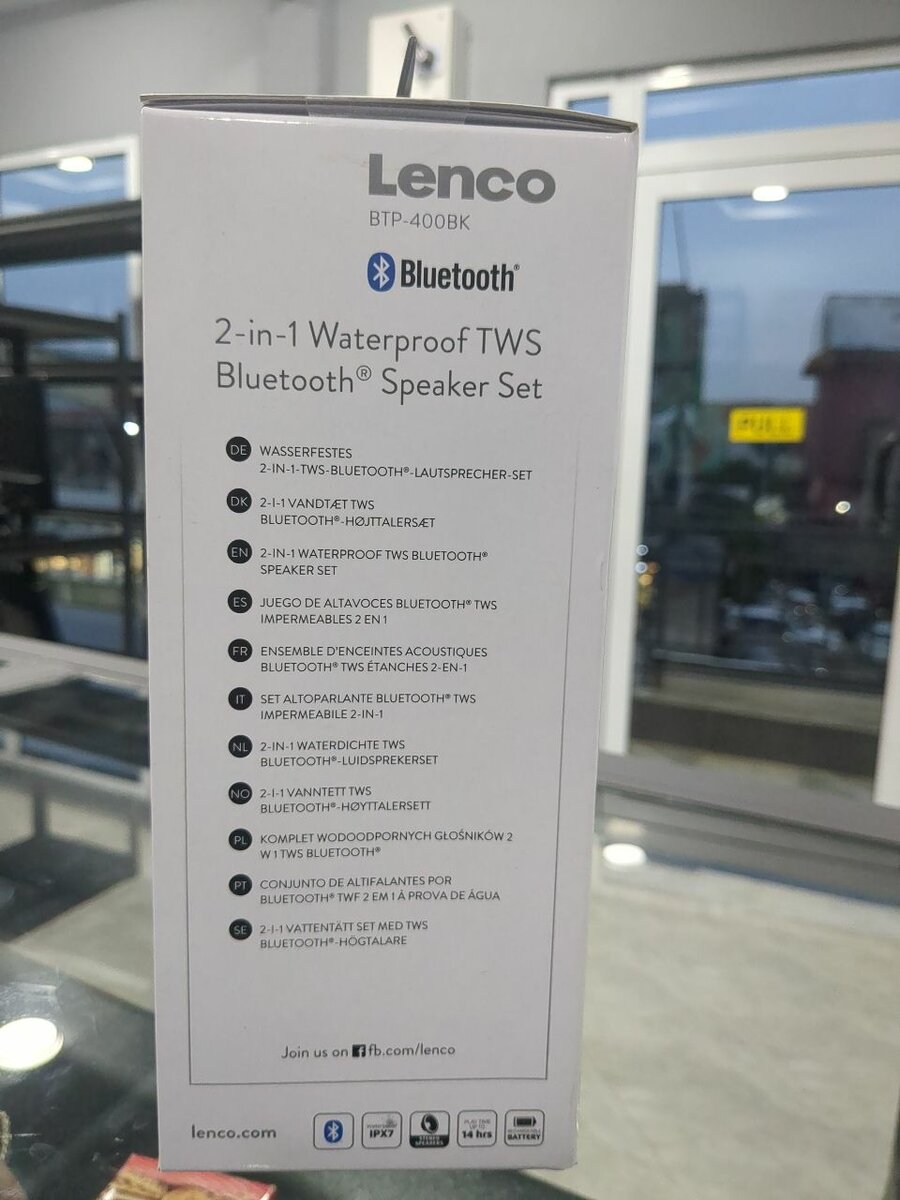 LENCO BTP-400BK  BT SPEAKER