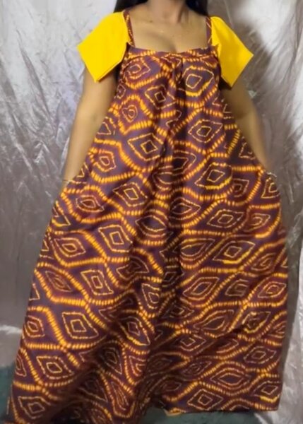 Robe longue ethnique chic