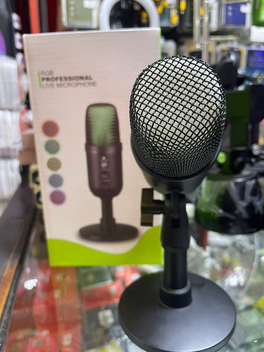 Microphone RGB Professionnel Live