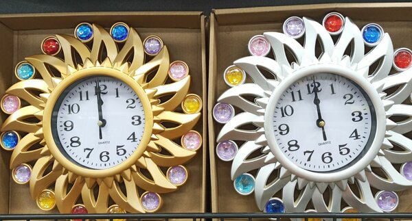 Horloge Murale Soleil Quartz