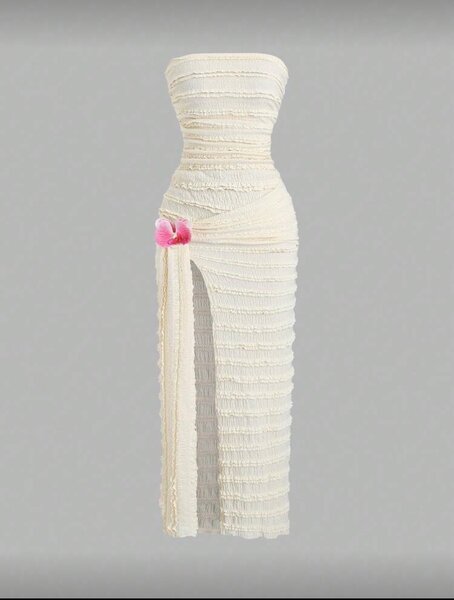 Robe longue été sans bretelles