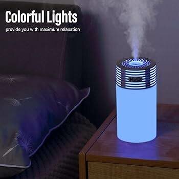 Humidificateur à effet lumineux.