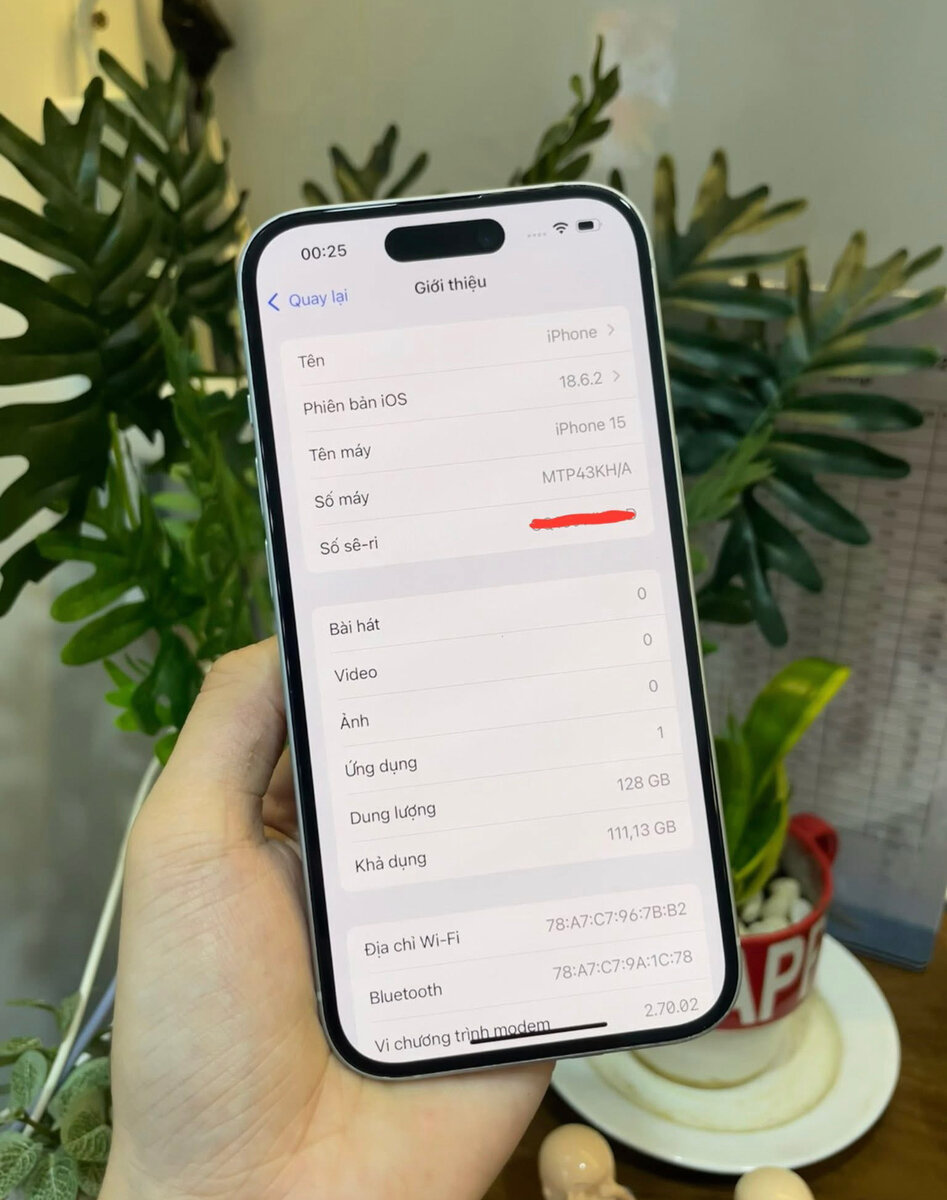 iPhone 15 128GB Blanc