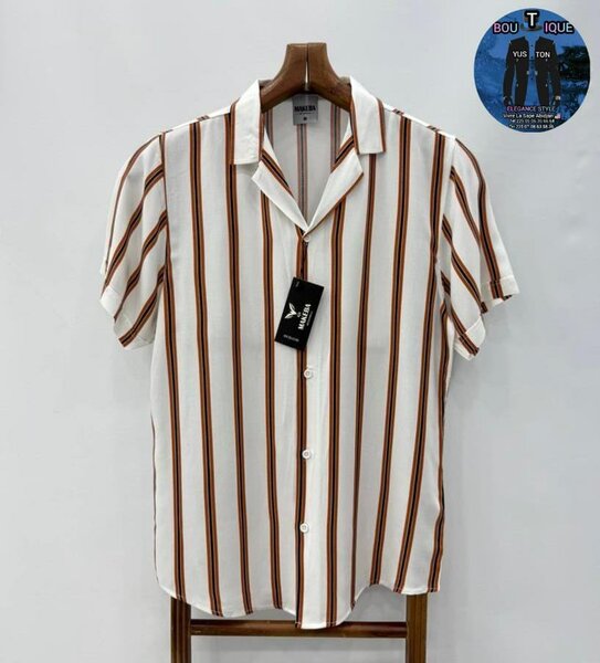 Chemise légère à rayures