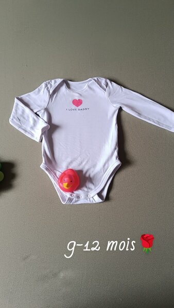 Body bébé "I Love Daddy"