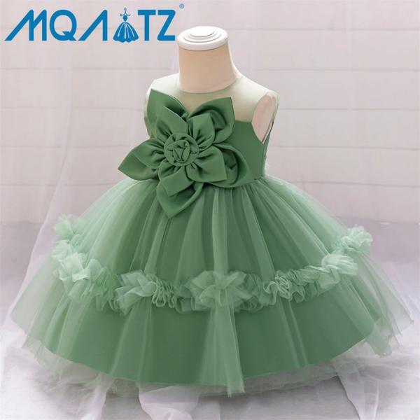 Robe Fille Princesse à Fleurs