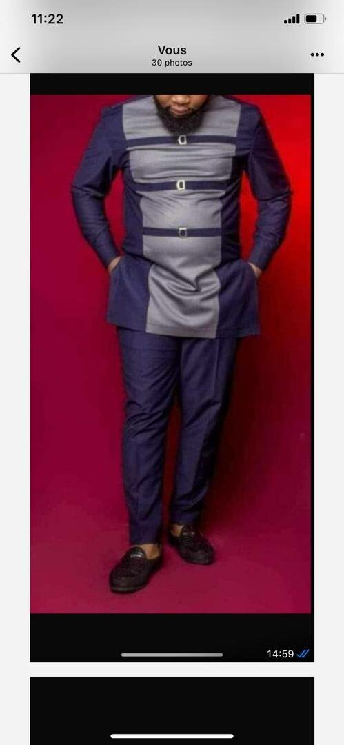 Tenue africaine élégante homme