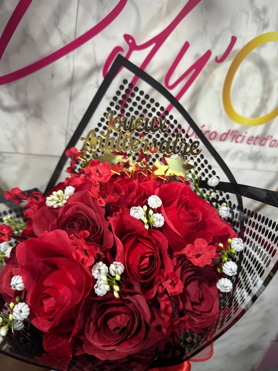 Bouquet Anniversaire Roses Rouges