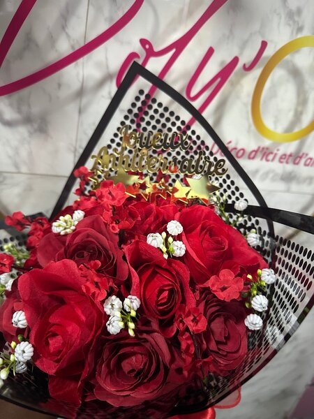 Bouquet Anniversaire Roses Rouges