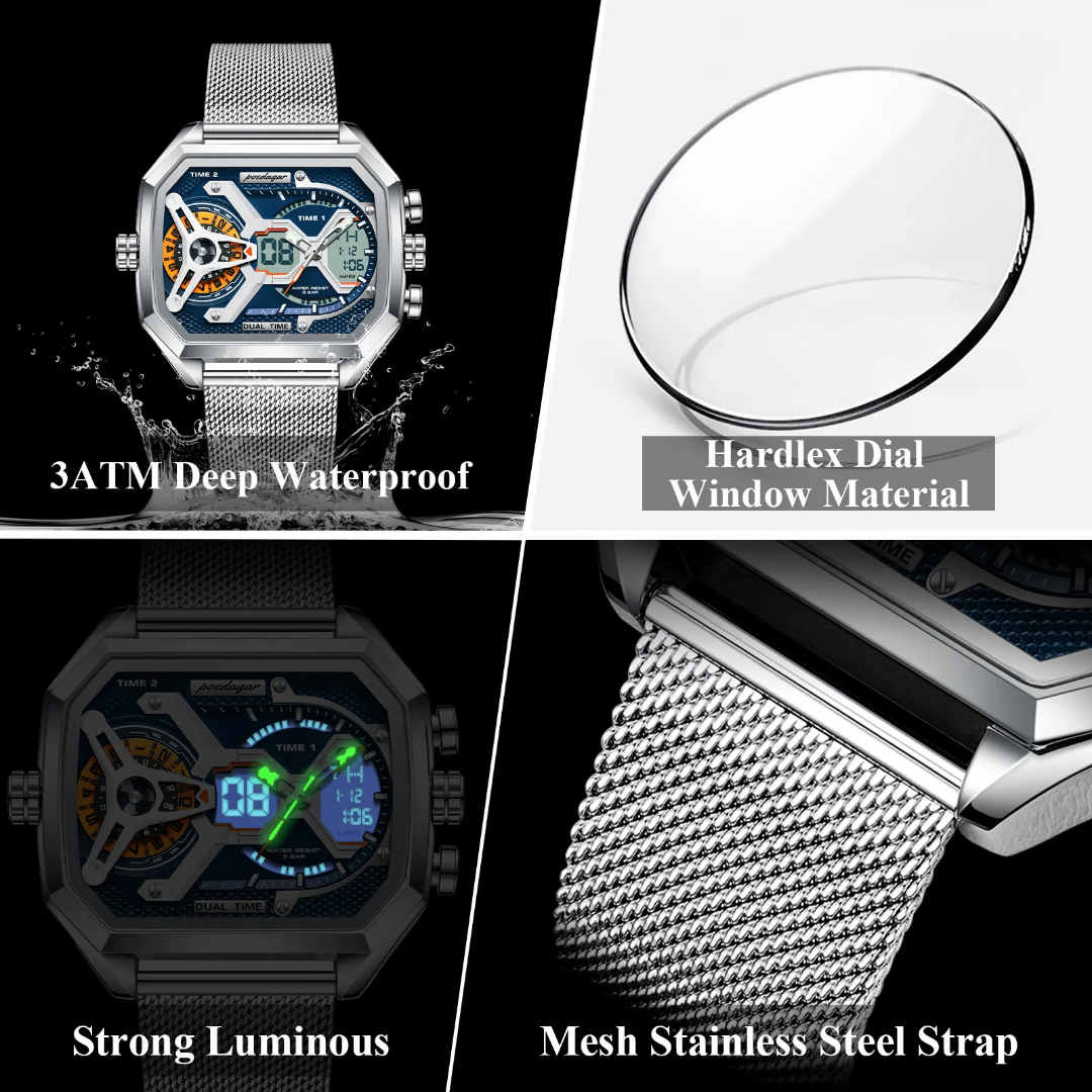 Montre Double Fuso POEDAGA