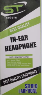 Volume Control Button ST Premium Sound Stereo Handsfree with Super Bass