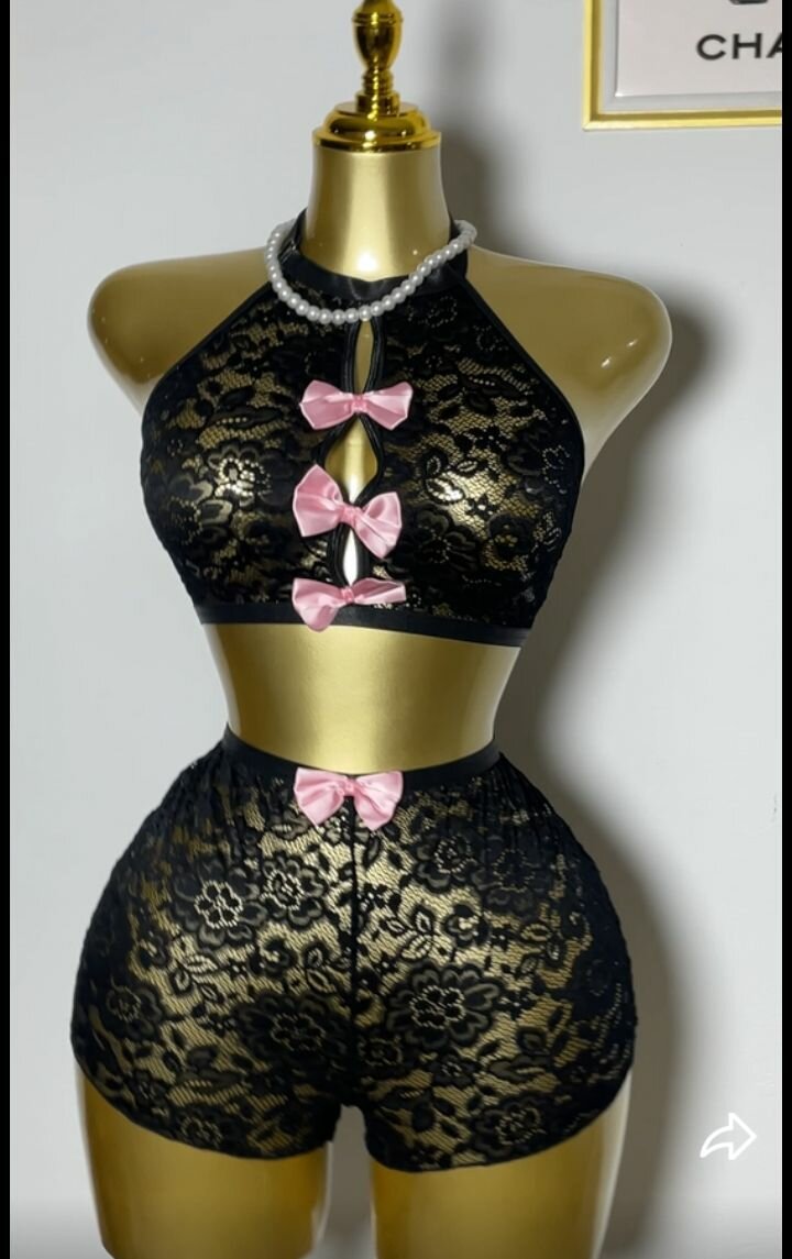 Ensemble lingerie dentelle chic