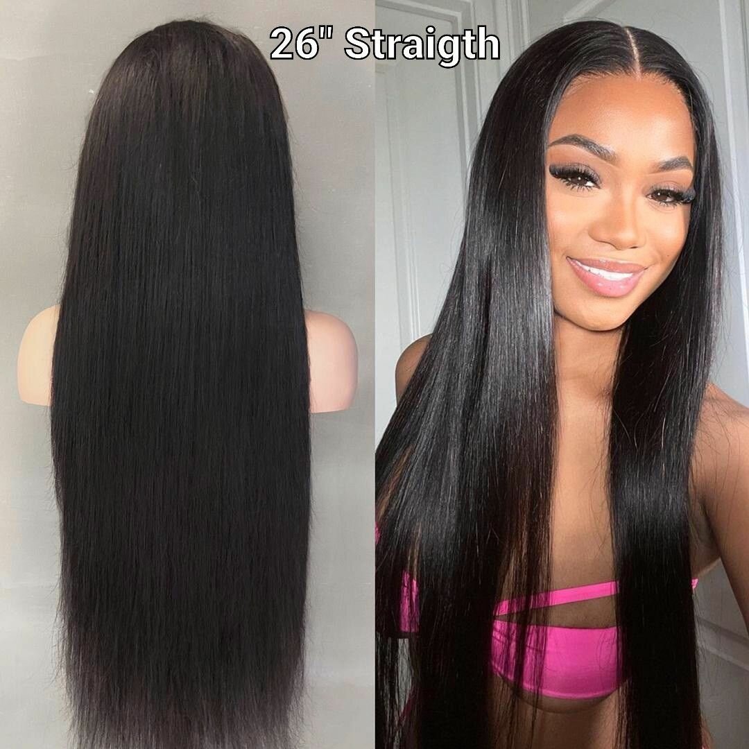 Perruque lace front longue