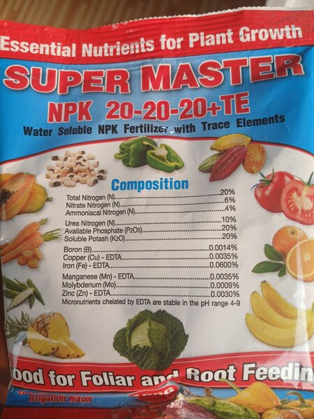 Super master NPK 20-20-20-TE
