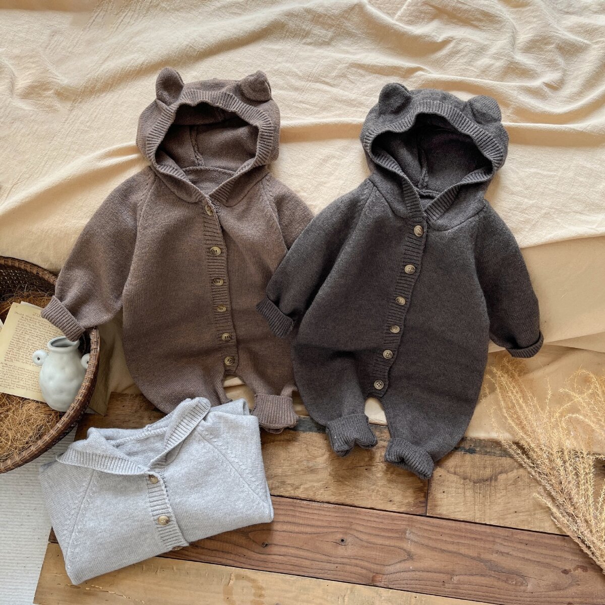 Вязанные комбинезоны