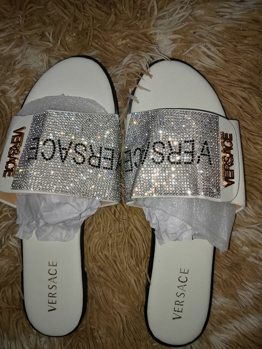 Versace Sparkling Slides