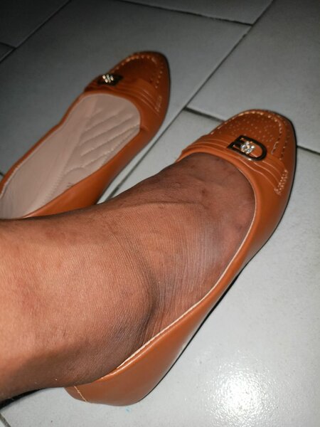 Ballerines confortables marron