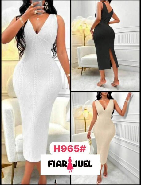 Robe longue élégante noire