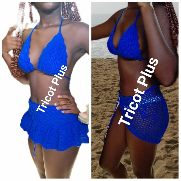 Maillot de Bain Tricoté Femme