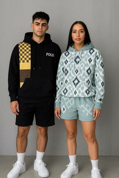 Ensemble de Sweatshirts et Shorts Unisexe