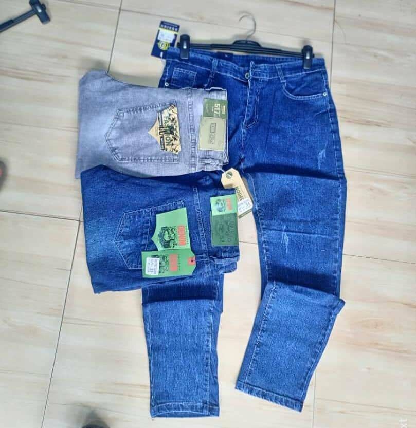 Jeans and smart trousers