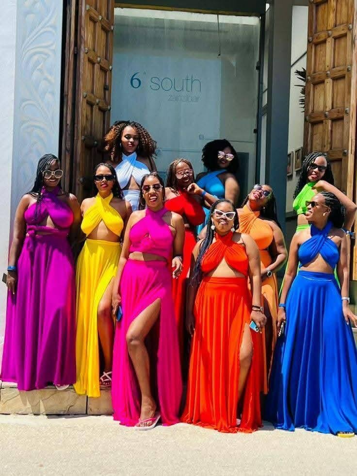 Superbes robes d'été colorées