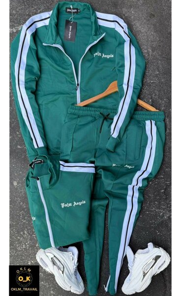 Ensemble de sport vert unisexe