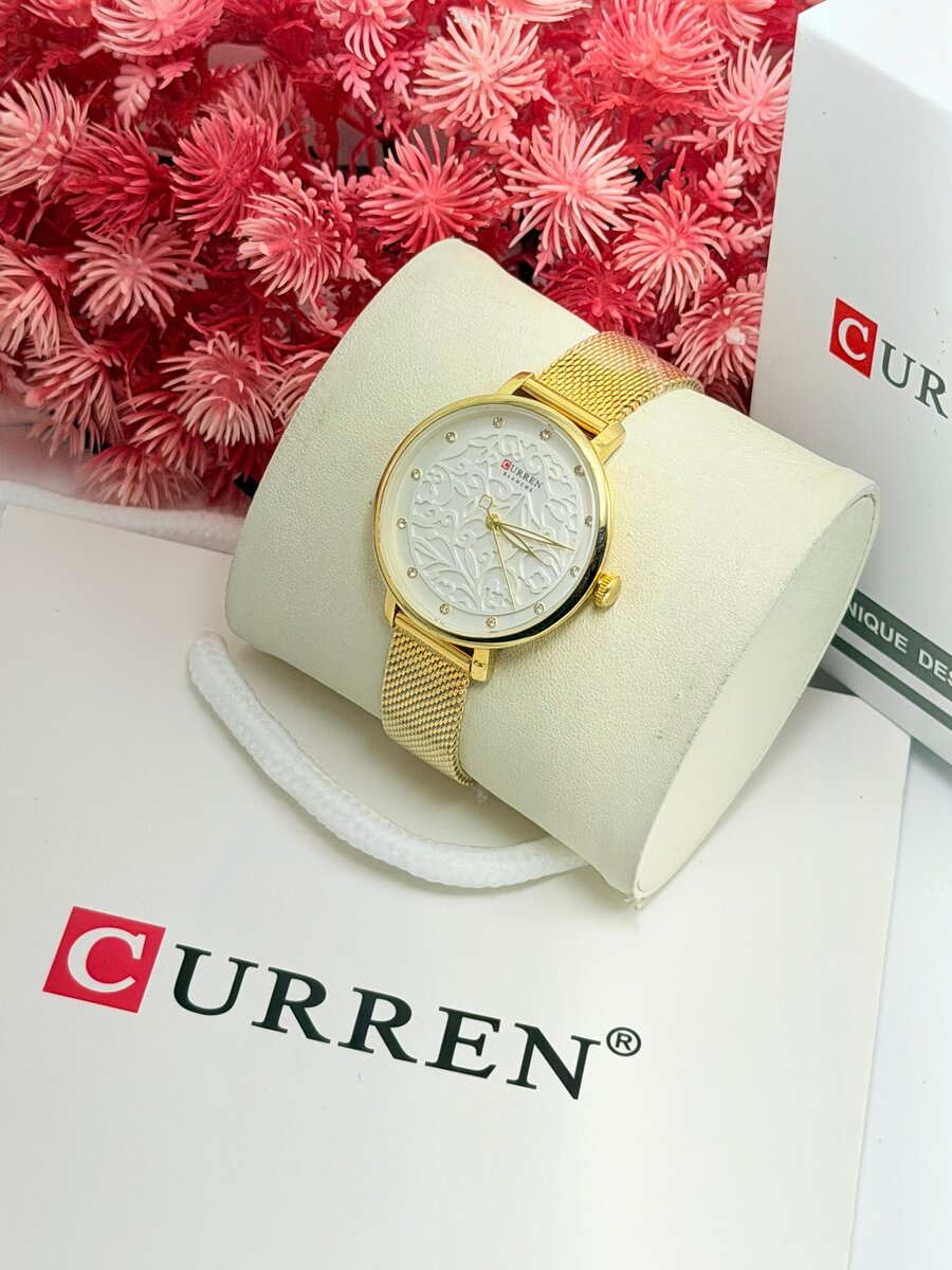 Montre Femme Curren Luxe Doré