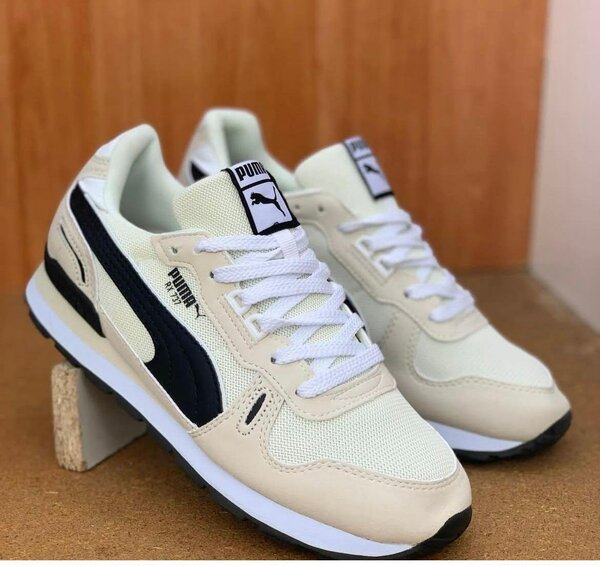 Baskets Puma rétro blanches