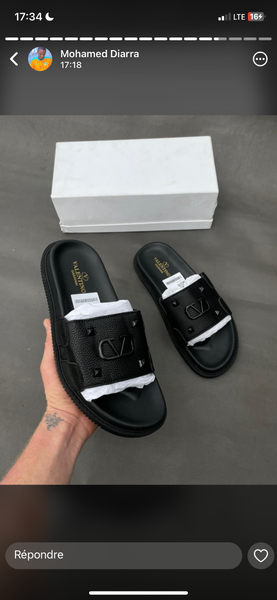 Sandales élégantes en cuir noir