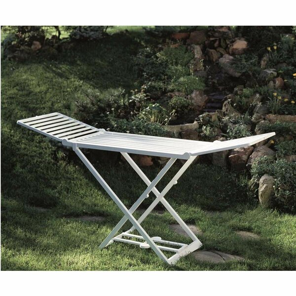 Séchoir à linge pliant blanc