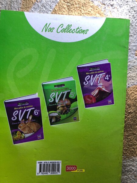 Cahier SVT 3e - Sciences de la Vie