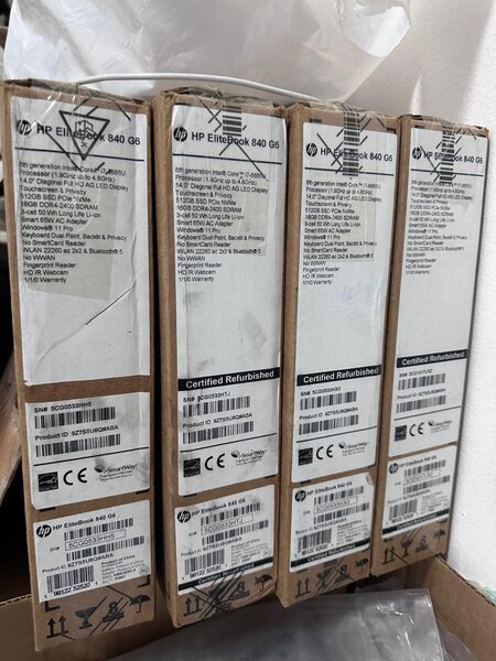 Certified refurbished Brand new. HP Elitebook. 840 G6