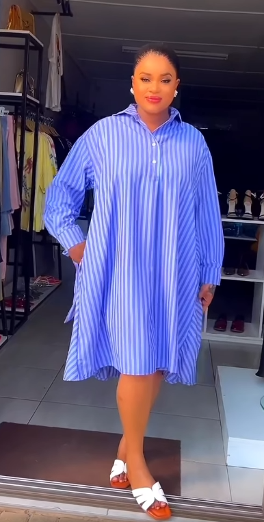 Women's Short Striped Dress
