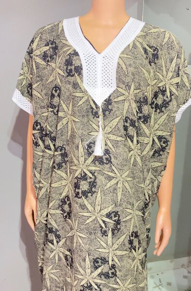 Two piece dress with big scarf