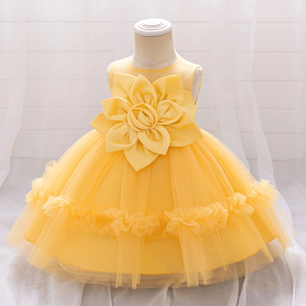 Robe Fille Princesse à Fleurs