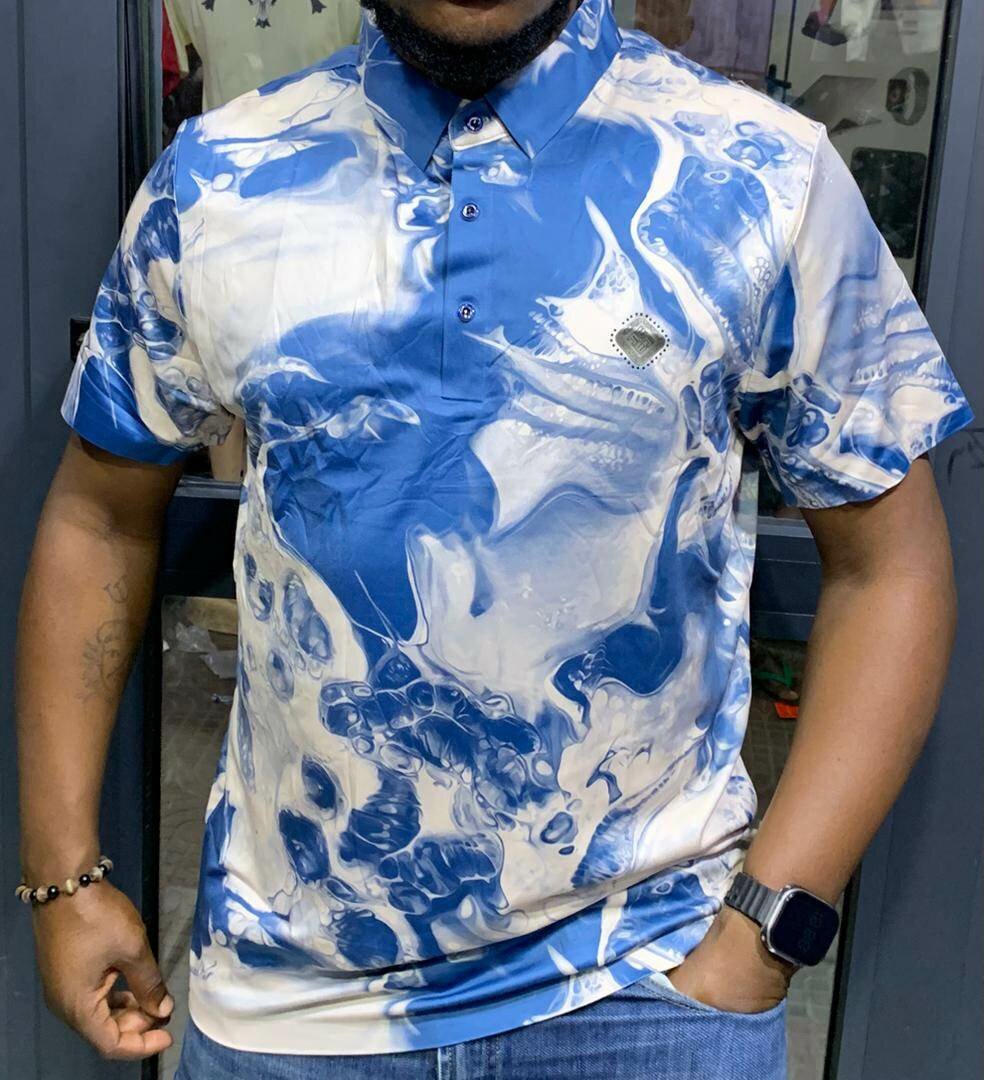 Chemise Homme Imprimée Art