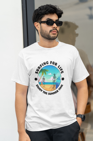 Skeleton Enjoying Summer