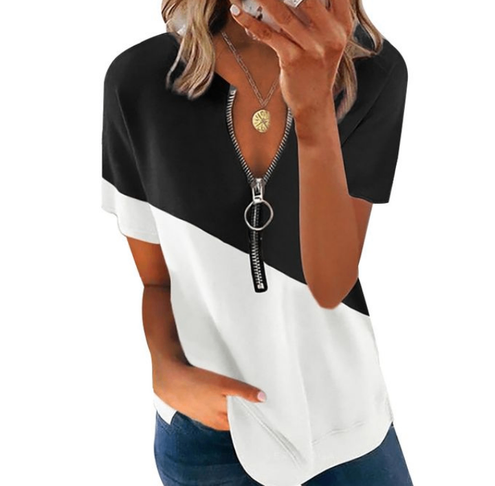 Ladies shirt casual short sleeve polo T-shirt Female clothes