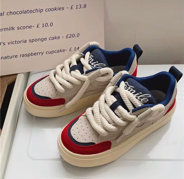 Sneakers en cuir décontractés