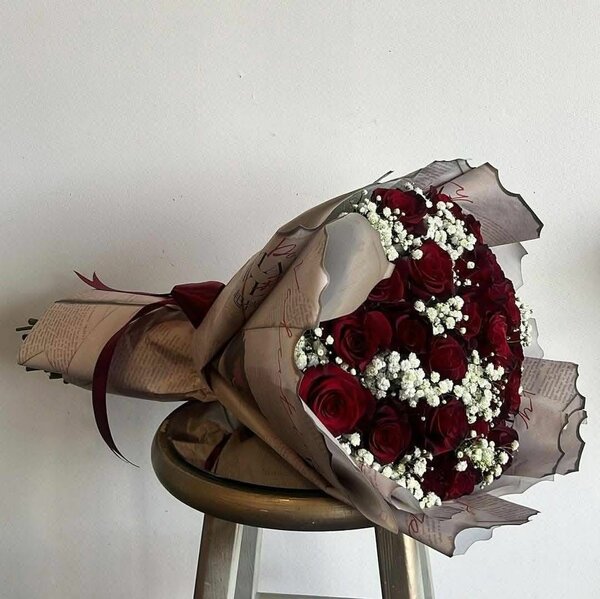 Bouquet romantique de roses