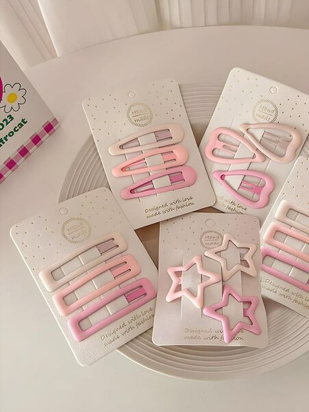 Barrettes en étoile et coquillage