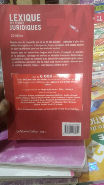 Lexique des Termes Juridiques