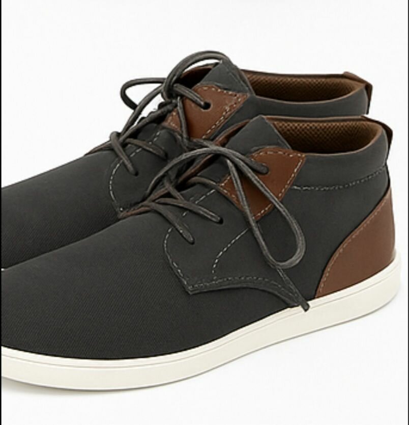 Chaussures montantes en cuir homme
