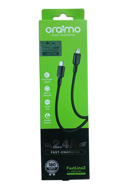 Câble Type-C Lightning 2.4A Oraimo