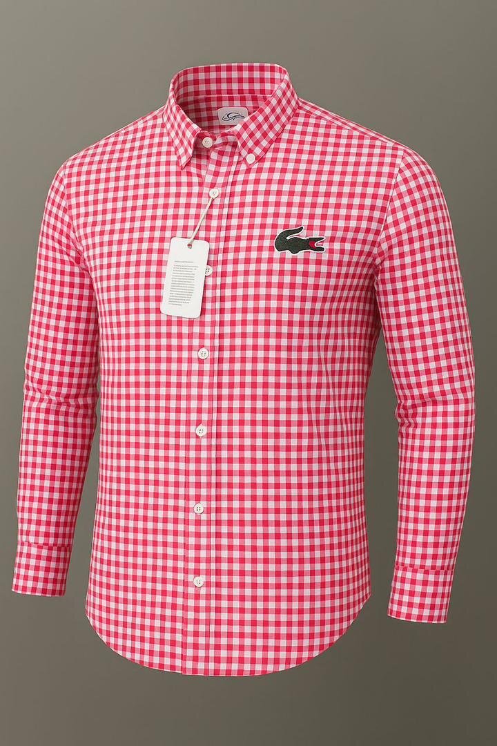 Chemise à carreaux homme élégante