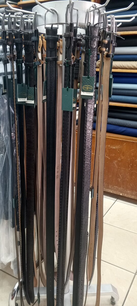 Ceinture en cuir élégante homme